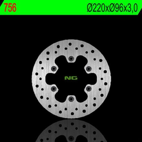 NG BRAKE DISC 756 : Disco de freno NG BRAKES redondo fijo