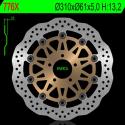 NG BRAKE DISC 776X : Disco de freno NG BRAKES ondulado flotante