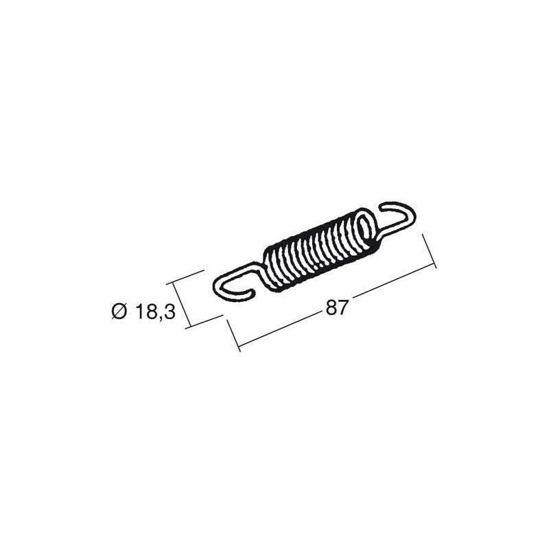 BUZZETTI 4477 : Muelle para caballete central