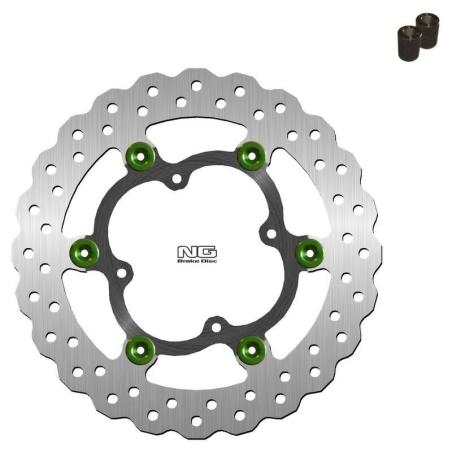 NG BRAKE DISC 1324XK20 : Kit disco de freno sobredimensionado NG BRAKES ondulado flotante