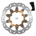 NG BRAKE DISC 723XK13 : Kit disco de freno sobredimensionado NG BRAKES ondulado flotante