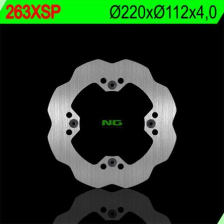 NG BRAKE DISC 263XSP : Disco de freno NG BRAKES ondulado fijo