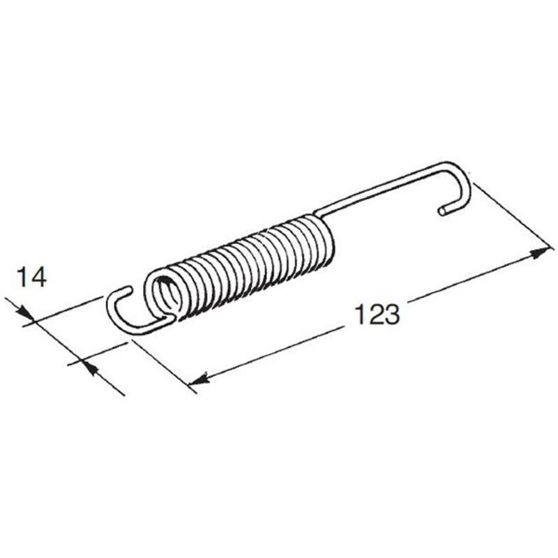 BUZZETTI 4509 : Muelle para caballete central