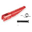 V PARTS A2-RED : Juego reposapies scooter fresado. Rojo