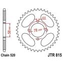 JT SPROCKETS JTR815.38 : Corona JT 815 de acero con 38 dientes