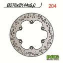 NG BRAKE DISC 204 : Disco de freno NG BRAKES redondo fijo