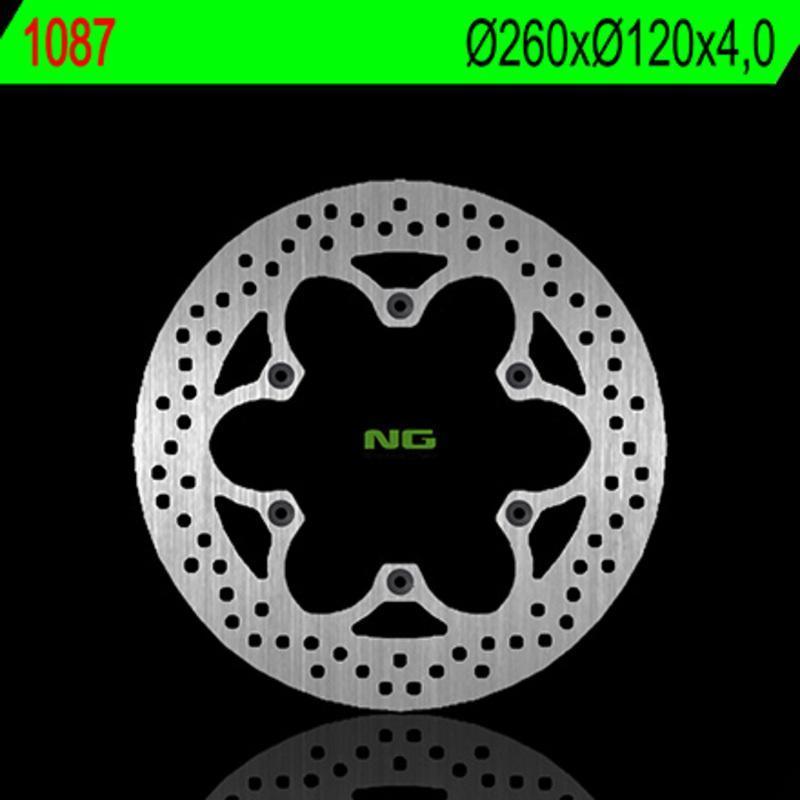 NG BRAKE DISC 1087 : Disco de freno NG BRAKES redondo fijo