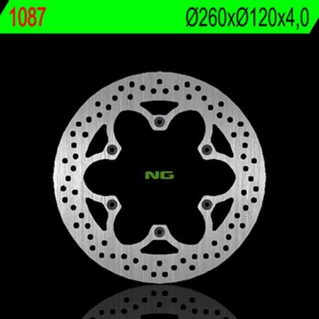 NG BRAKE DISC 1087 : Disco de freno NG BRAKES redondo fijo