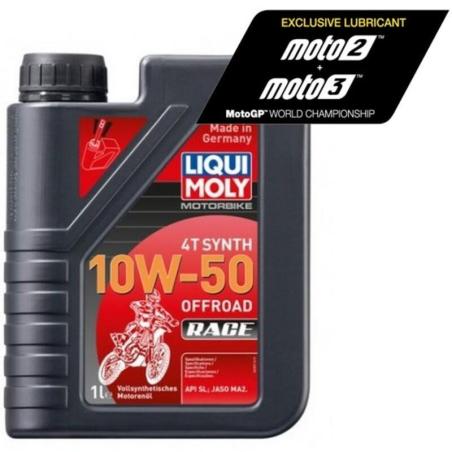 LIQUI MOLY 3051 : Botella de 1L aceite Liqui Moly 100% sintético 10W-50 Off road Race