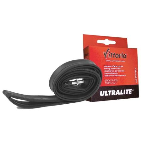 VITTORIA 111.2U6.R1.19.111BX : Cámara de bici VITTORIA ROAD 650X19/23 válvula fina 51RVC