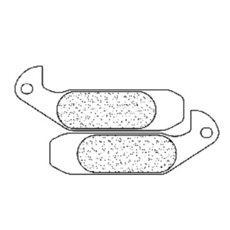 CL BRAKES 4010VRX : Juego de pastillas sinterizadas con tratamiento cerámico para bici CL BRAKES (4010VRX)