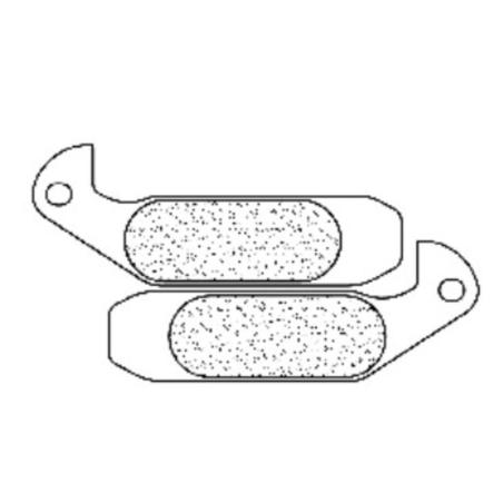 CL BRAKES 4010VRX : Juego de pastillas sinterizadas con tratamiento cerámico para bici CL BRAKES (4010VRX)