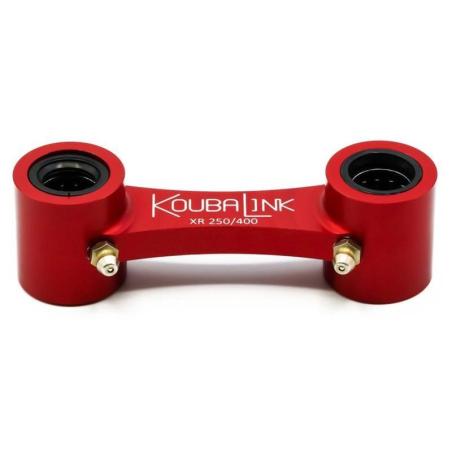 KOUBALINK XR250/400 : Kit de bajada KOUBALINK (25.4 mm) rojo - Honda XR250R / 400R