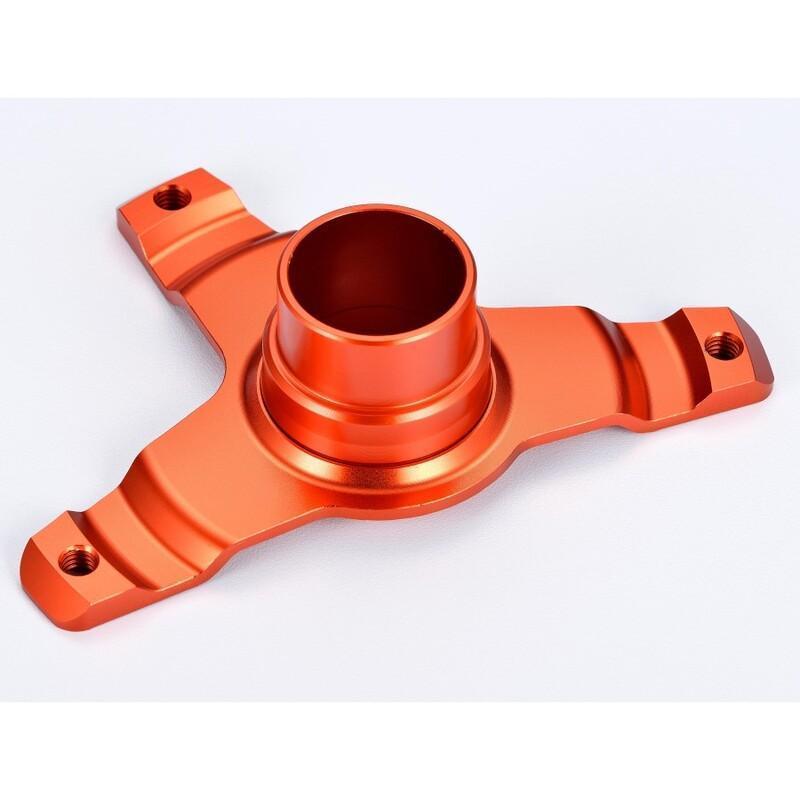 V PARTS ASDG-05-OR : Soporte protector disco delantero naranja delantero ktm