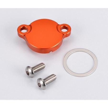 V PARTS ASRRC-06-OR : Tapa deposito bomba freno trasero naranja Ktm 50 65 85 105