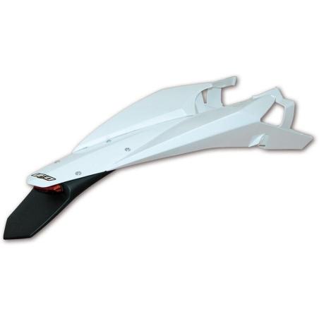 UFO HU03344-041 : Guardabarros trasero con piloto LED UFO Husqvarna blanco HU03344-041