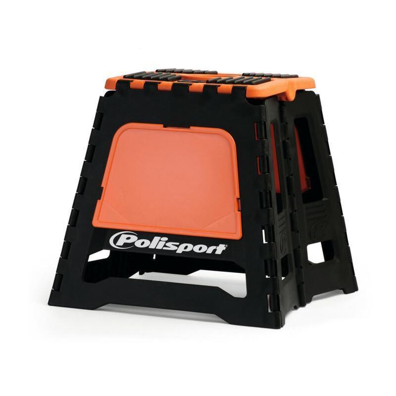 POLISPORT 8981500002 : Caballete plegable de plástico Polisport naranja 8981500002