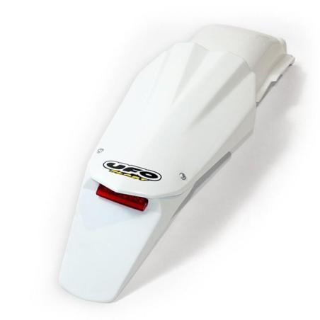 UFO HU03314-041 : Guardabarros trasero con piloto UFO Husqvarna blanco HU03314-041