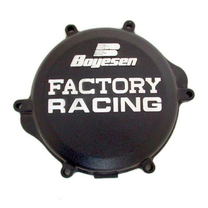 BOYESEN CC-21AB : Tapa de embrague BOYESEN Factory Racing Negra Suzuki RM-Z125