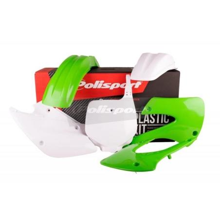 POLISPORT 90541 : Kit plástica Polisport Kawasaki color original 90541