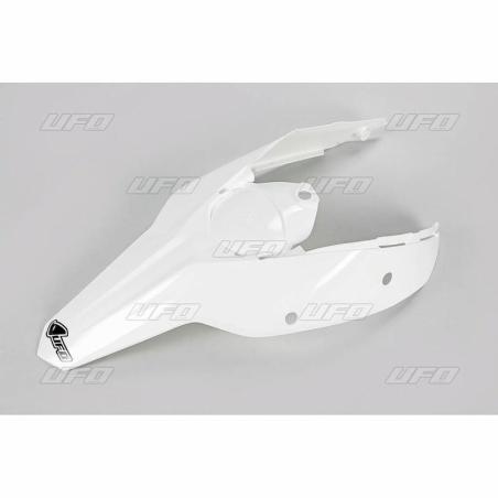 UFO KT03094#047 : Guardabarros trasero con paneles laterales UFO KTM blanco KT03094-047