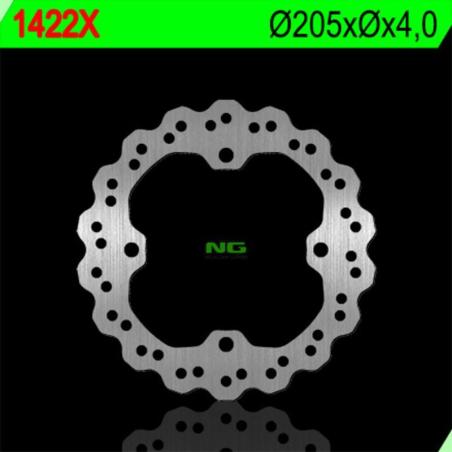 NG BRAKE DISC 1422X : Disco de freno NG BRAKES ondulado fijo