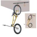 SUPER B TB-1817 : Soporte de bicicleta al techo/pared Super B TB-1817