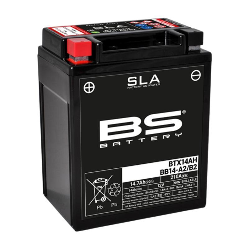 BS BATTERY 300758 : Batería BS BATTERY SLA BTX14AH/BB14-A2/B2 (FA)