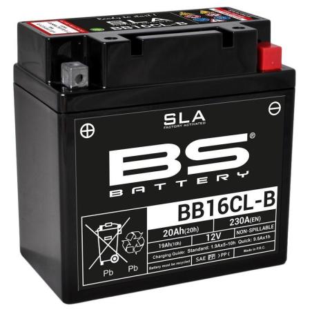 BS BATTERY 300771 : Batería BS BATTERY SLA BB16CL-B (FA)