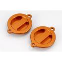 V PARTS ASOC-15-OR : Tapa filtro de aceite naranja Ktm