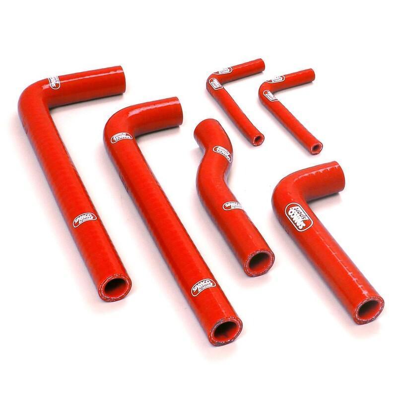 SAMCO GAS2(RED) : Kit manguitos Samco Gas Gas rojo GAS-2-RD