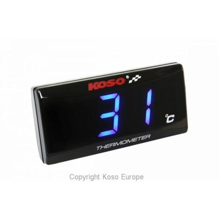 KOSO BA024B10 : Reloj de temperatura digital KOSO Super Slim azul BA024B10