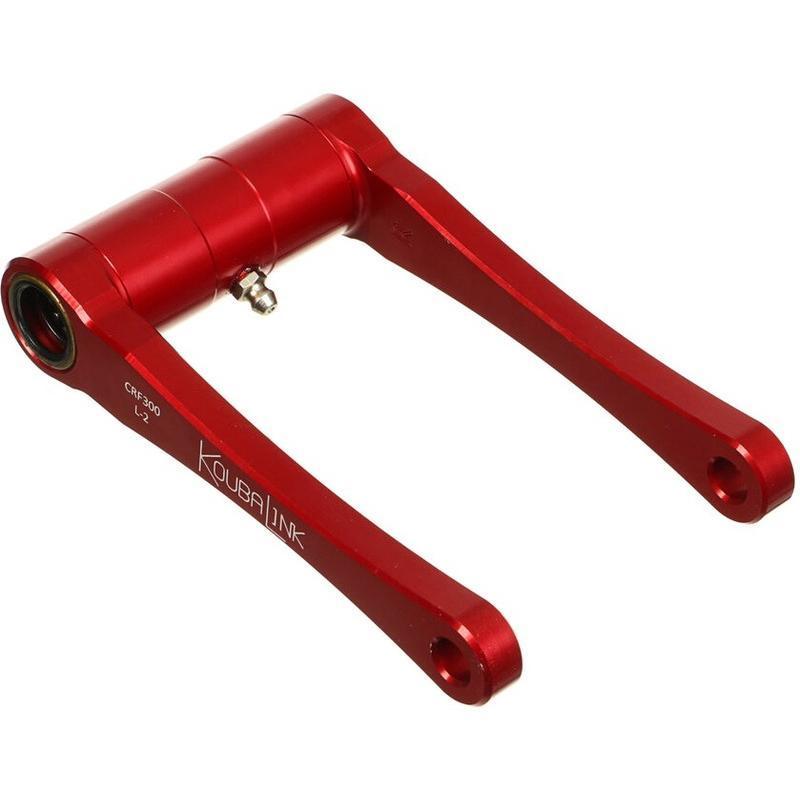 KOUBALINK CRF300L-2 : Kit de bajada KOUBALINK (44.5 mm) rojo - Honda CRF300L / Rally