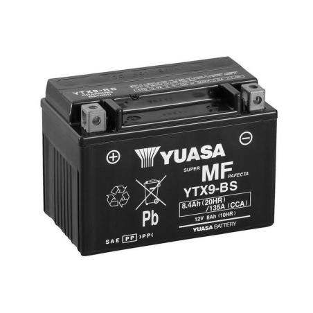 YUASA YTX9-BS : Batería YUASA YTX9-BS Combipack (con electrolito)