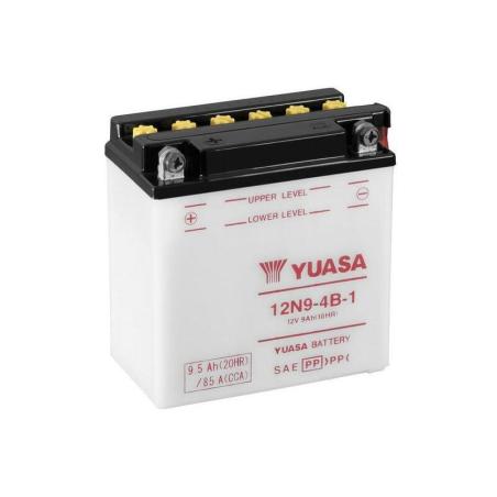 YUASA 12N9-4B-1 : Batería YUASA 12N9-4B-1 Combipack (sin electrolito)