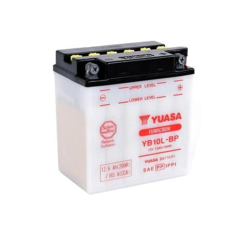 YUASA YB10L-BP : Batería YUASA YB10L-BP Dry charged (sin electrolito)