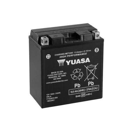 YUASA YTX20CH-BS : Batería YUASA YTX20CH-BS Combipack (con electrolito)