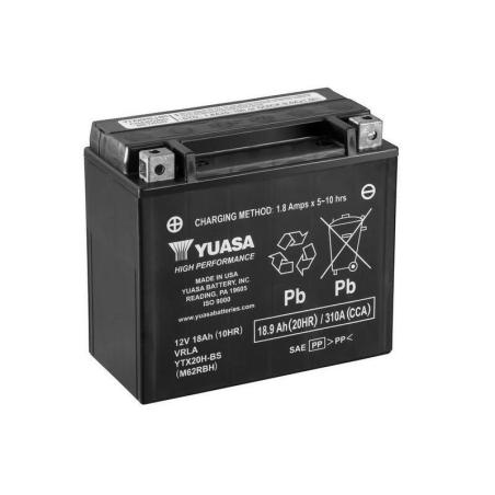 YUASA YTX20H-BS : Batería YUASA YTX20H-BS Combipack (con electrolito)