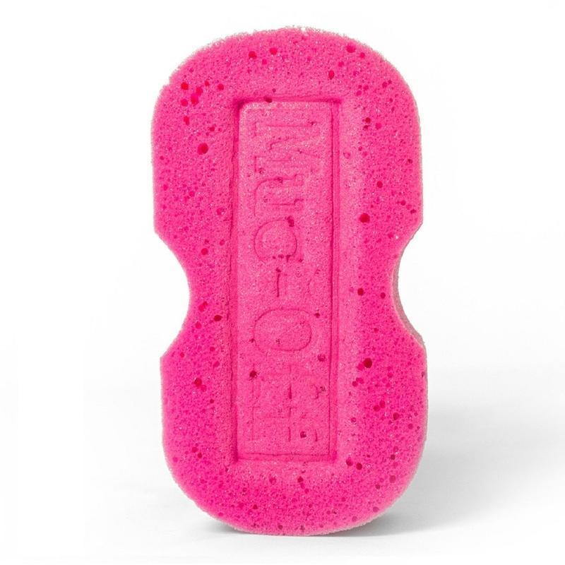 MUC-OFF 300 : Esponja microcelular de limpieza Muc-Off Expanding Pink Sponge