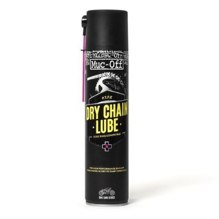 MUC-OFF 649 : Grasa de cadena (para seco) con PTFE (teflon) Muc-Off Motorcycle Dry Chain Lube Spray 400ml