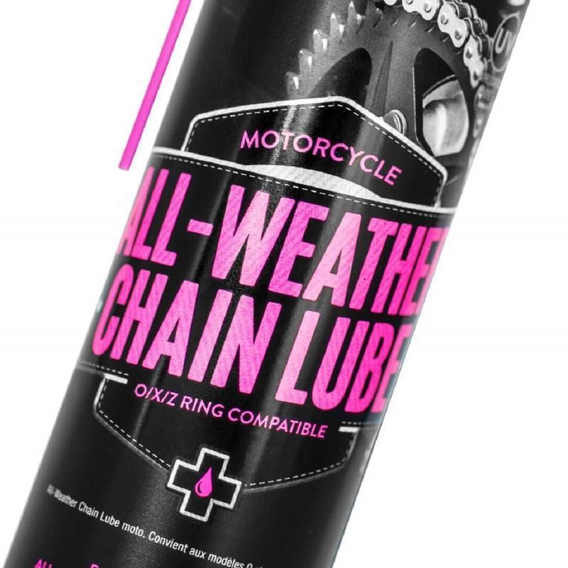 MUC-OFF 637 : Grasa de cadena cerámica MUC-OFF All Weather Chain lube, spray 400 ml