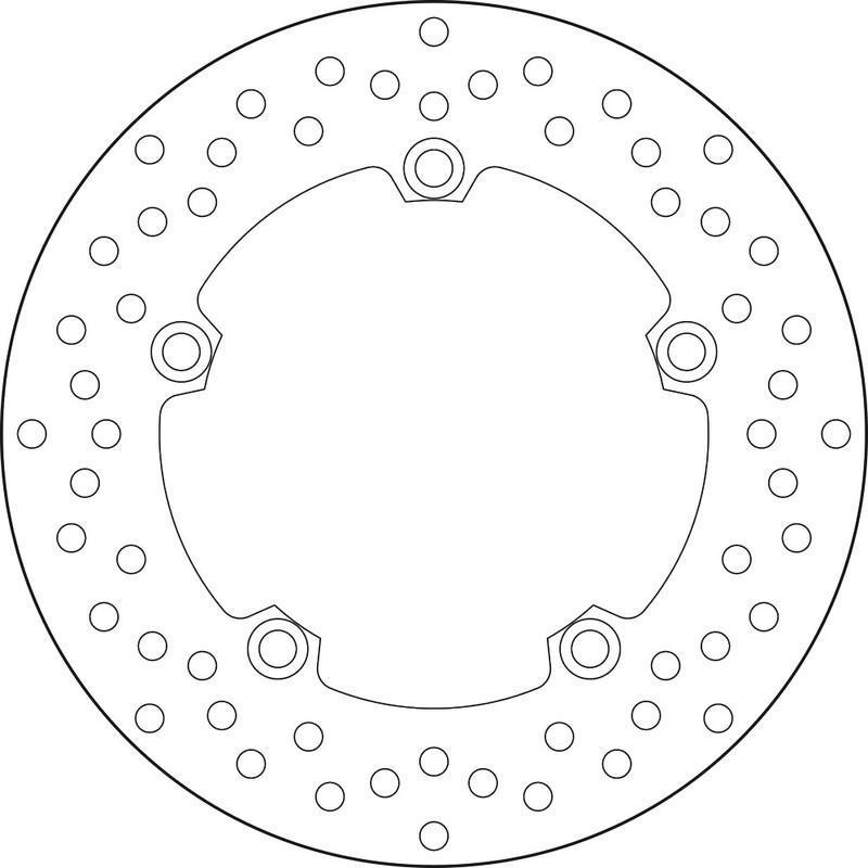 BREMBO 68B407L0 : Disco de freno BREMBO Serie Oro redondo fijo