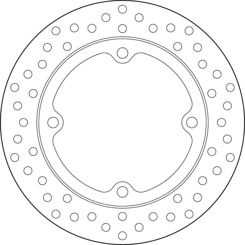 BREMBO 68B407L9 : Disco de freno BREMBO Serie Oro redondo fijo