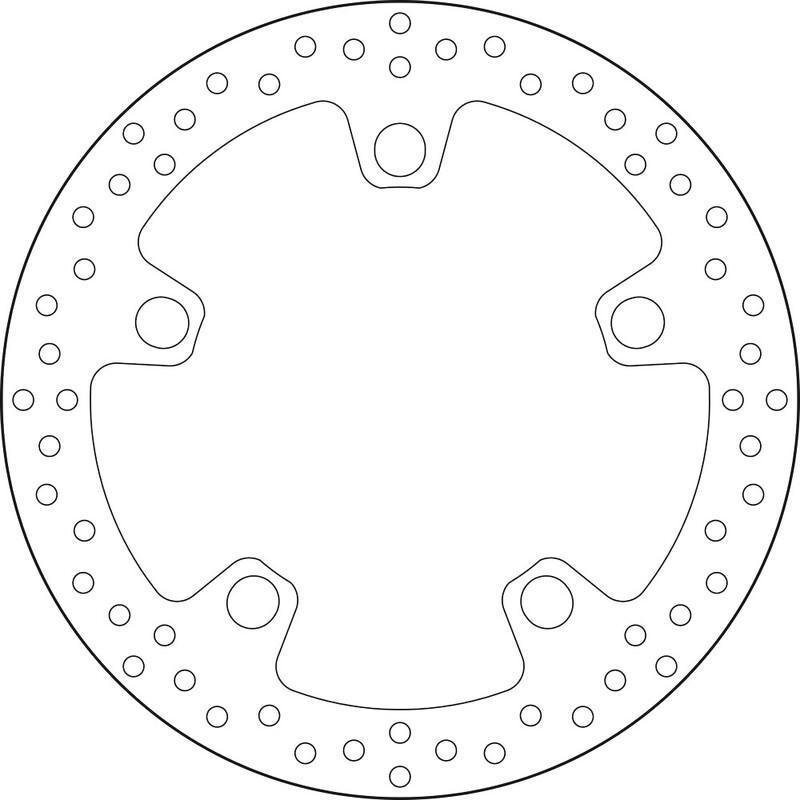 BREMBO 68B407N0 : Disco de freno BREMBO Serie Oro redondo fijo