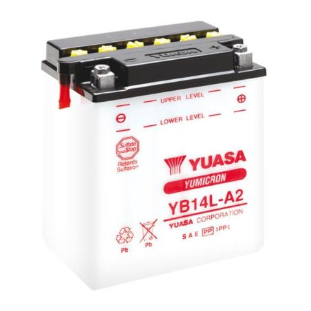 YUASA 12N7-4A : Batería YUASA 12N7-4A Dry charged (sin electrolito)