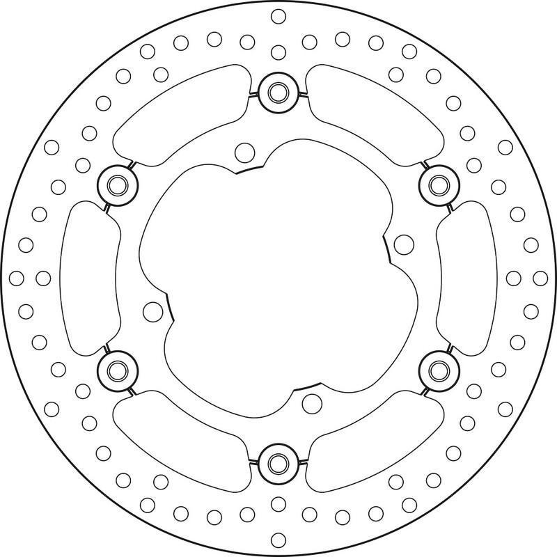 BREMBO 78B40844 : Disco de freno BREMBO Serie Oro redondo flotante