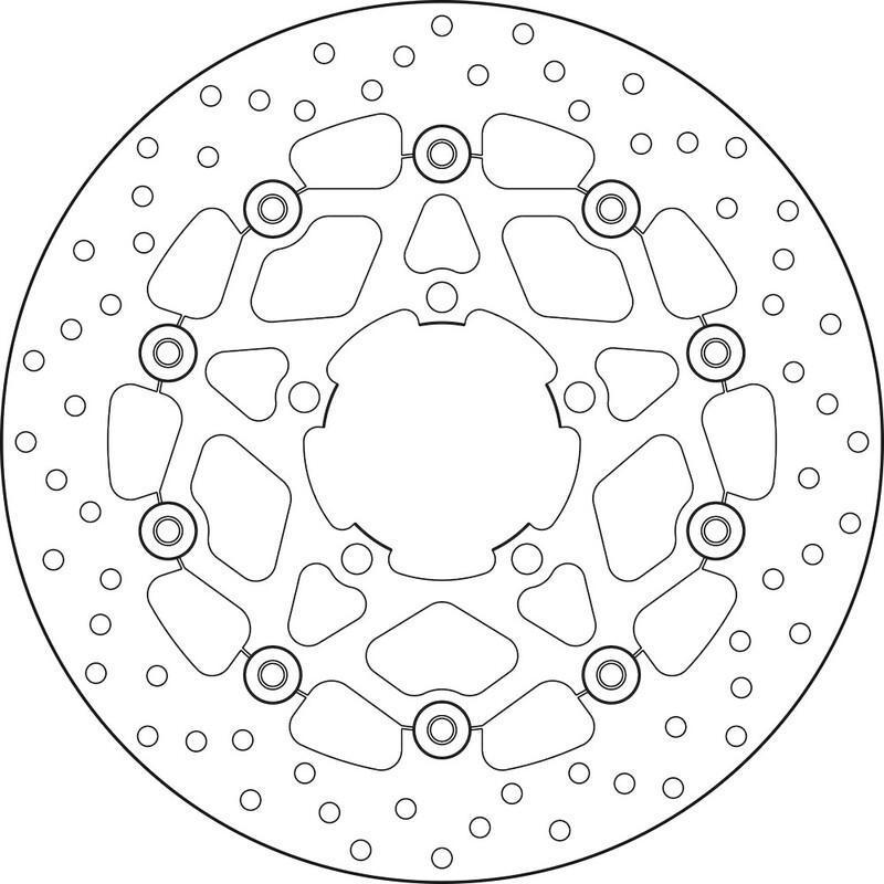 BREMBO 78B40847 : Disco de freno BREMBO Serie Oro redondo flotante