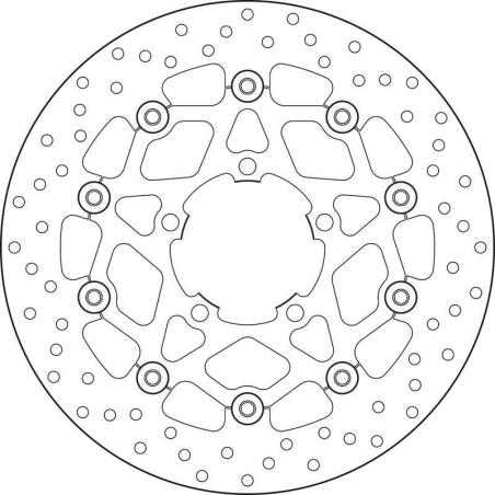 BREMBO 78B40847 : Disco de freno BREMBO Serie Oro redondo flotante