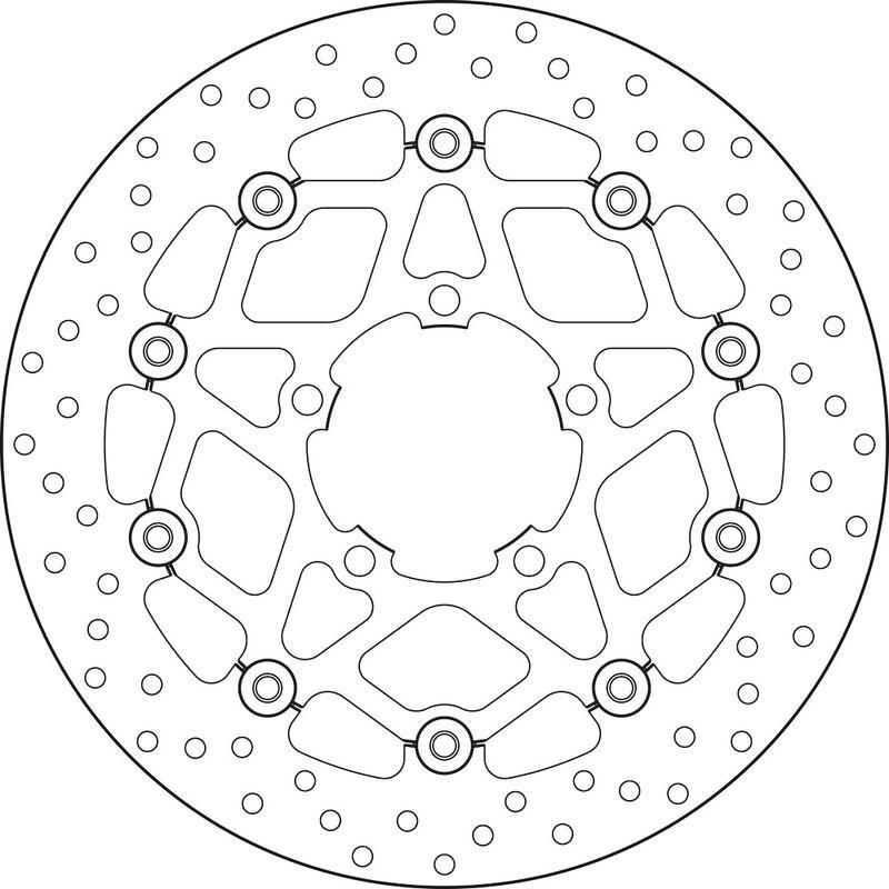 BREMBO 78B40869 : Disco de freno BREMBO Serie Oro redondo flotante