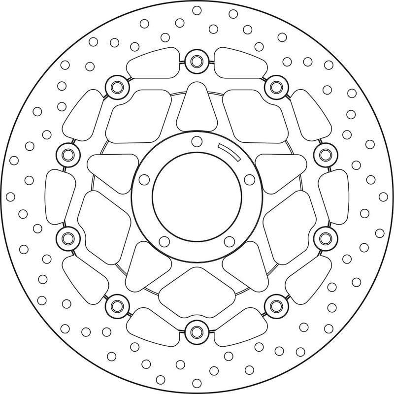 BREMBO 78B40878 : Disco de freno BREMBO Serie Oro redondo flotante